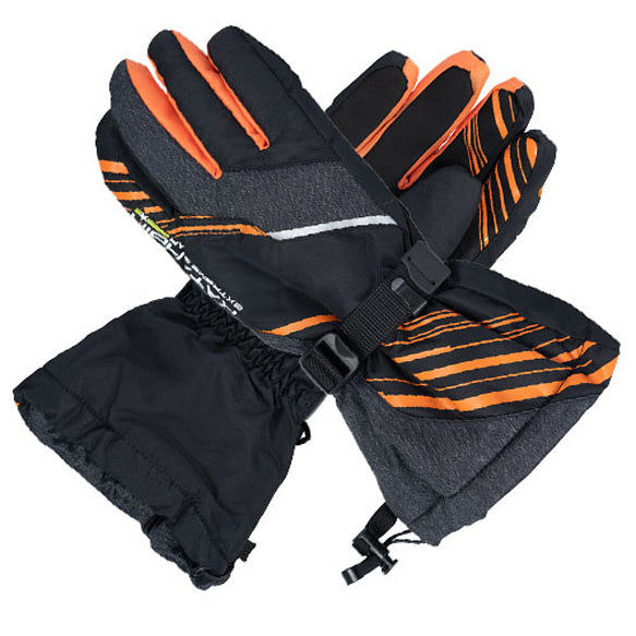 KATAHDIN GEAR GUNNER GLOVES BLACK/GREY/ORANGE - 3X-LARGE