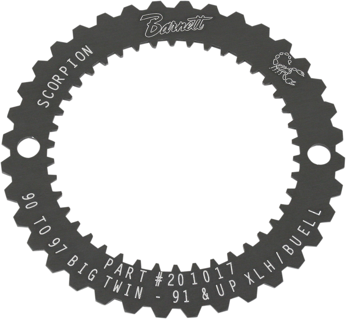 BARNETT Lock Plate - Clutch Basket - Scorpion - '90-'97 Big Twin/'91+ XLH/Buell 6383080090