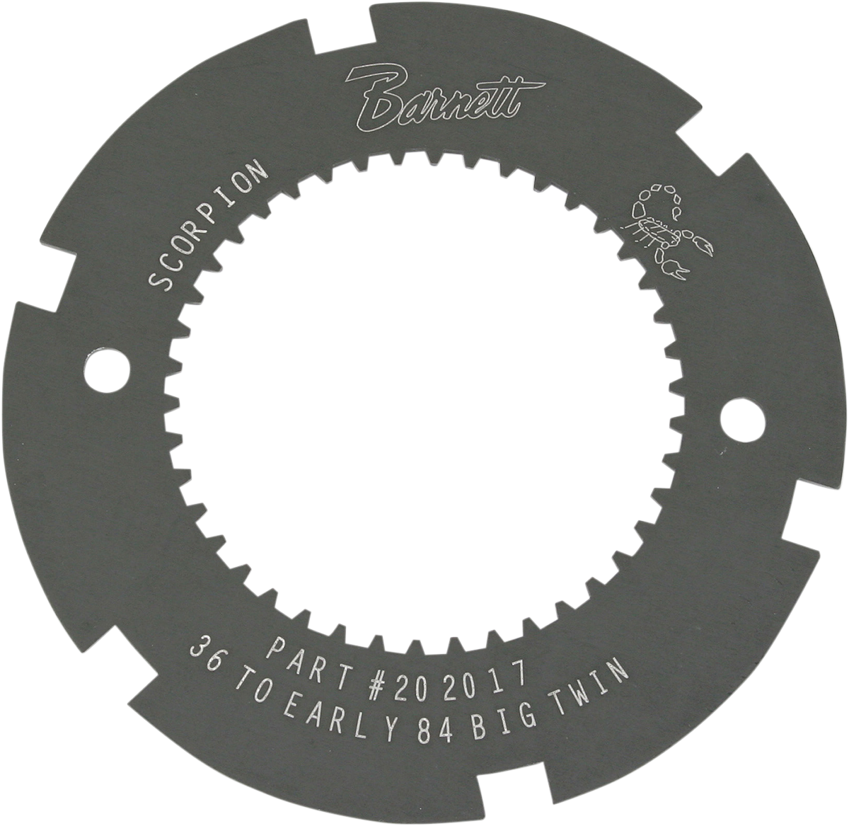 BARNETT Lock Plate - Clutch Basket - Scorpion - '36-'84 Harley-Davidson 6383080036