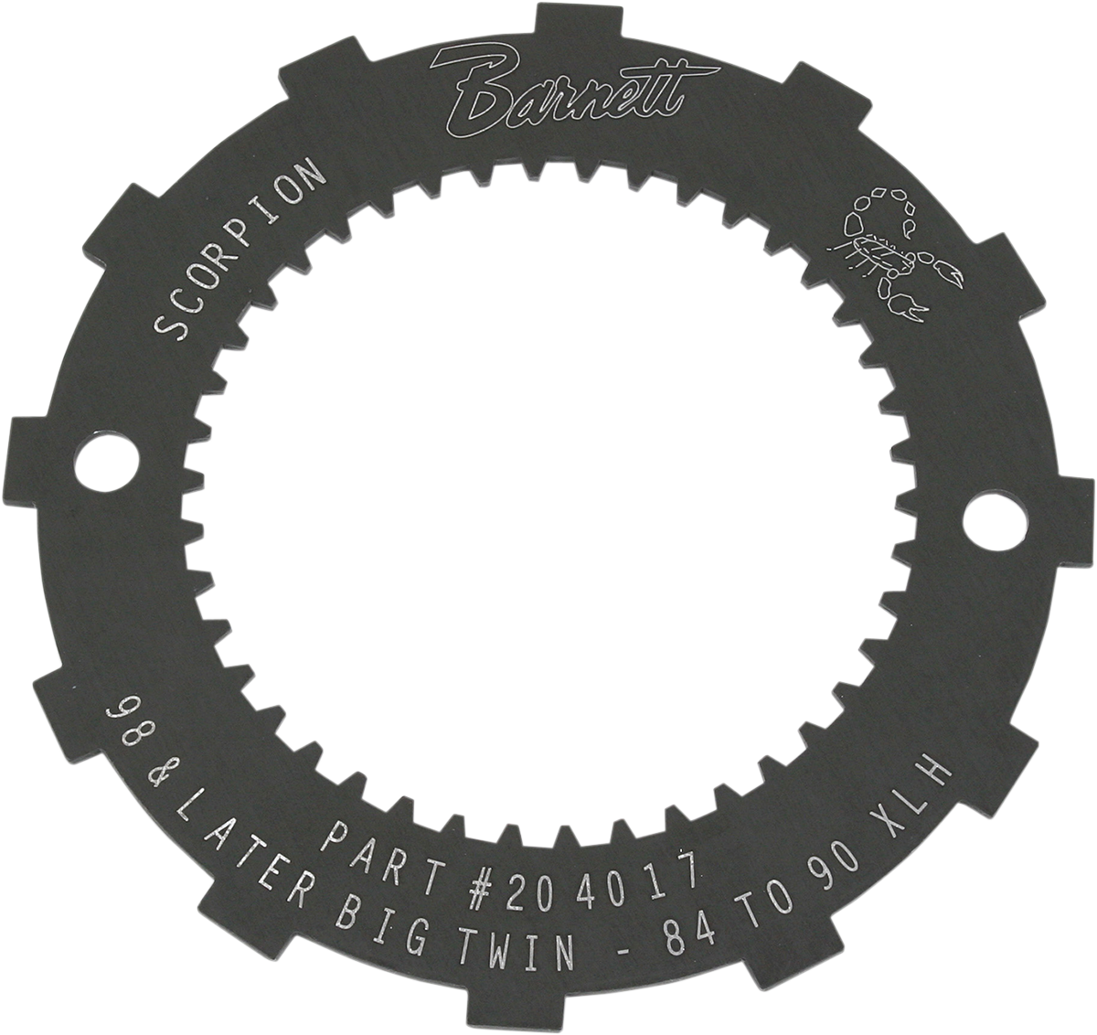BARNETT Lock Plate - Clutch Basket - Scorpion - '86-'90 XL/'98-'05 Dyna/'99-'00 FXR/'97-'06 Softail/Touring 6383080098
