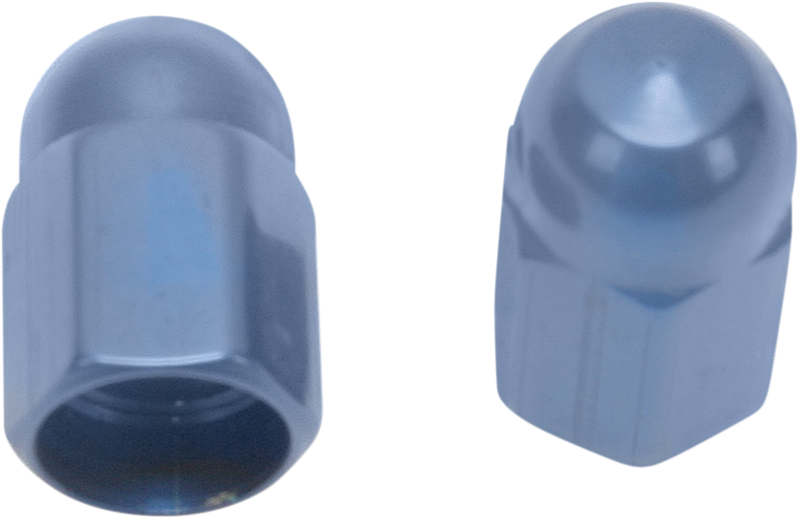Barnett Blue Anodized Valve Caps - Part Number 7048062002