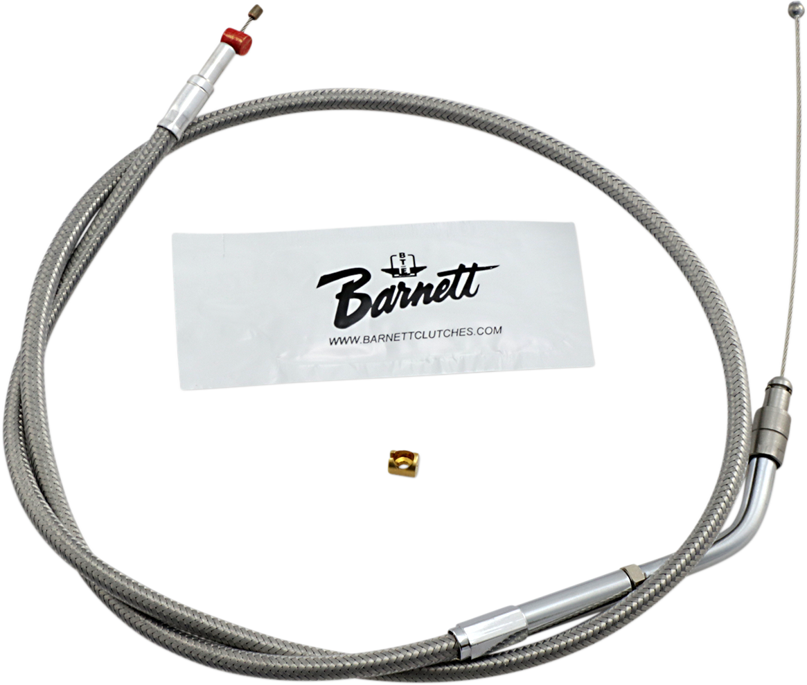 BARNETT Stainless Steel Throttle Cable - '96-'06 Sportster 1023030021