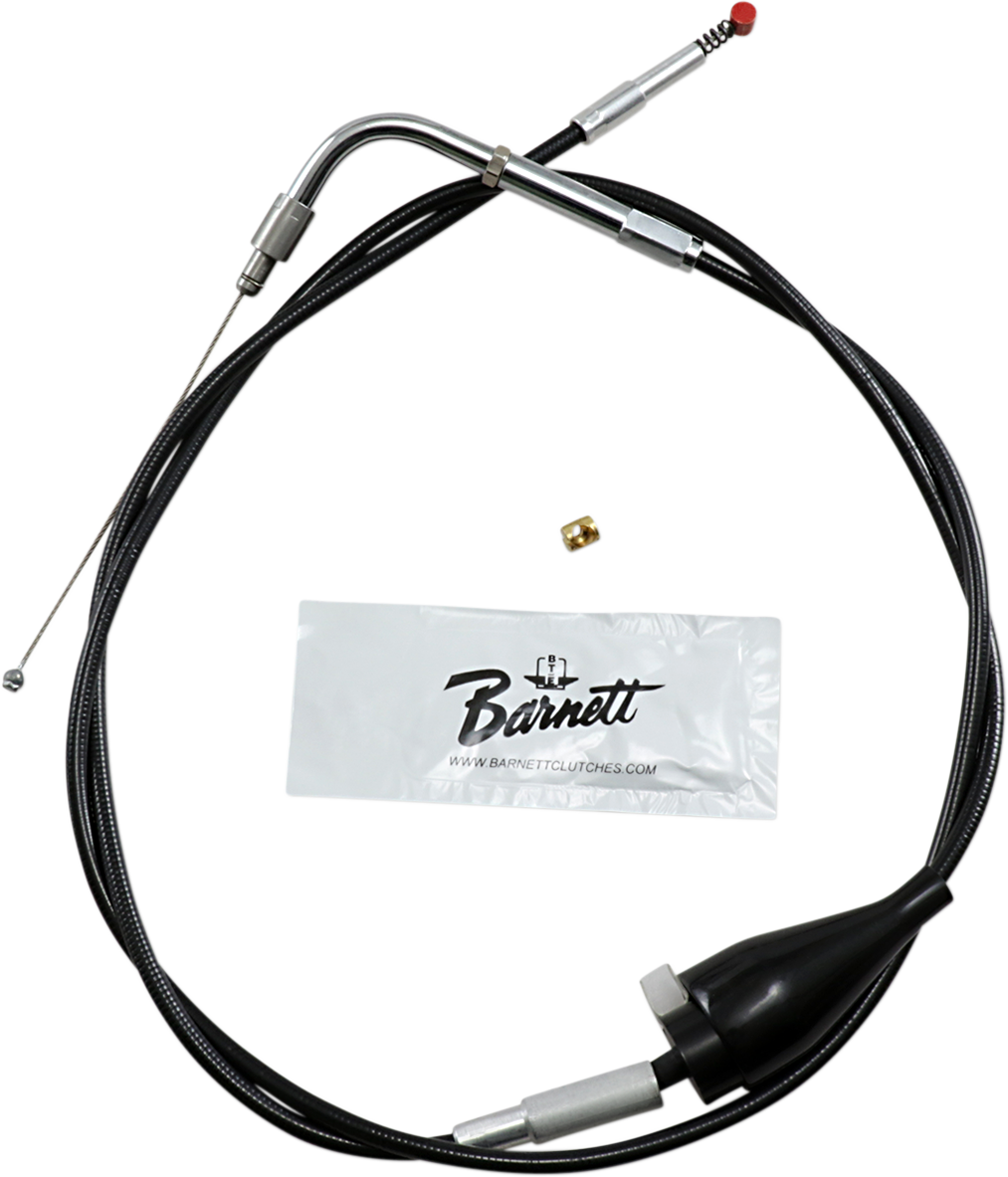 BARNETT Black Vinyl Idle Cable - Cruise - +6" Size - 31" Length 101304100206