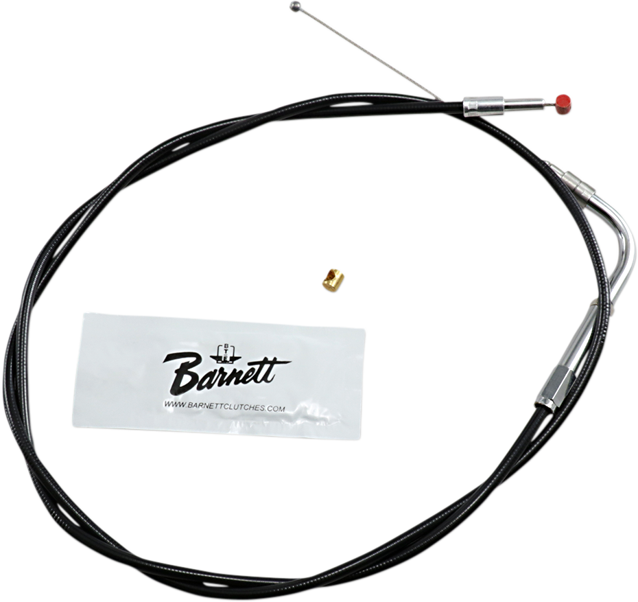 BARNETT Black Vinyl Throttle Cable - +3" Size - 42" Length 101303001603