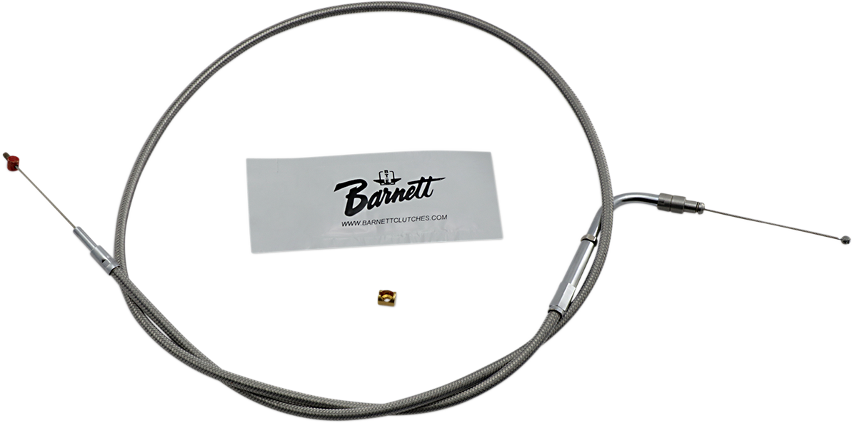 BARNETT Stainless Steel Throttle Cable - '02-'07 FLH 1023030016