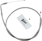 BARNETT Stainless Steel Throttle Cable - +3" - '02-'07 FLH 102303001603