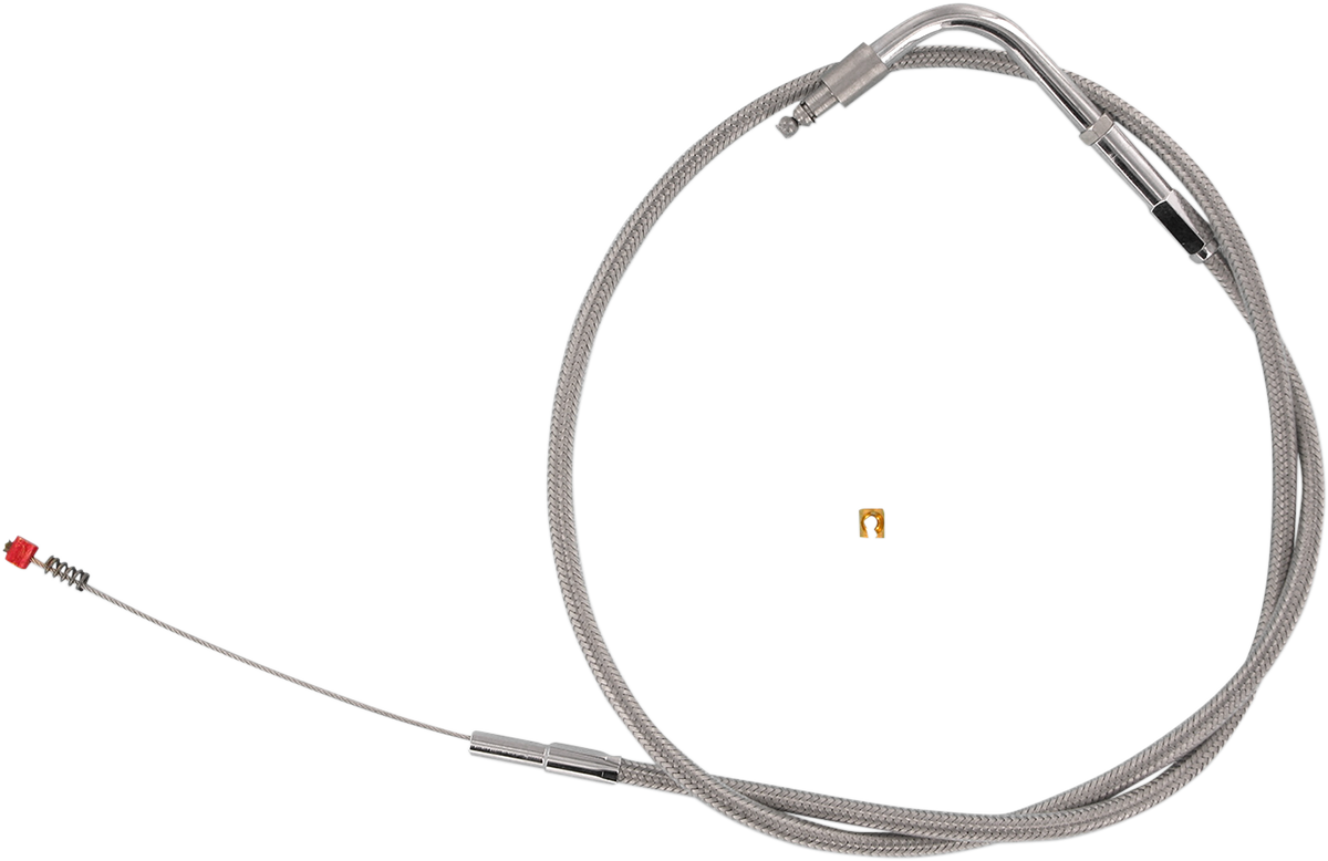 BARNETT Stainless Steel Idle Cable - '01-'15 Softail 1023040012