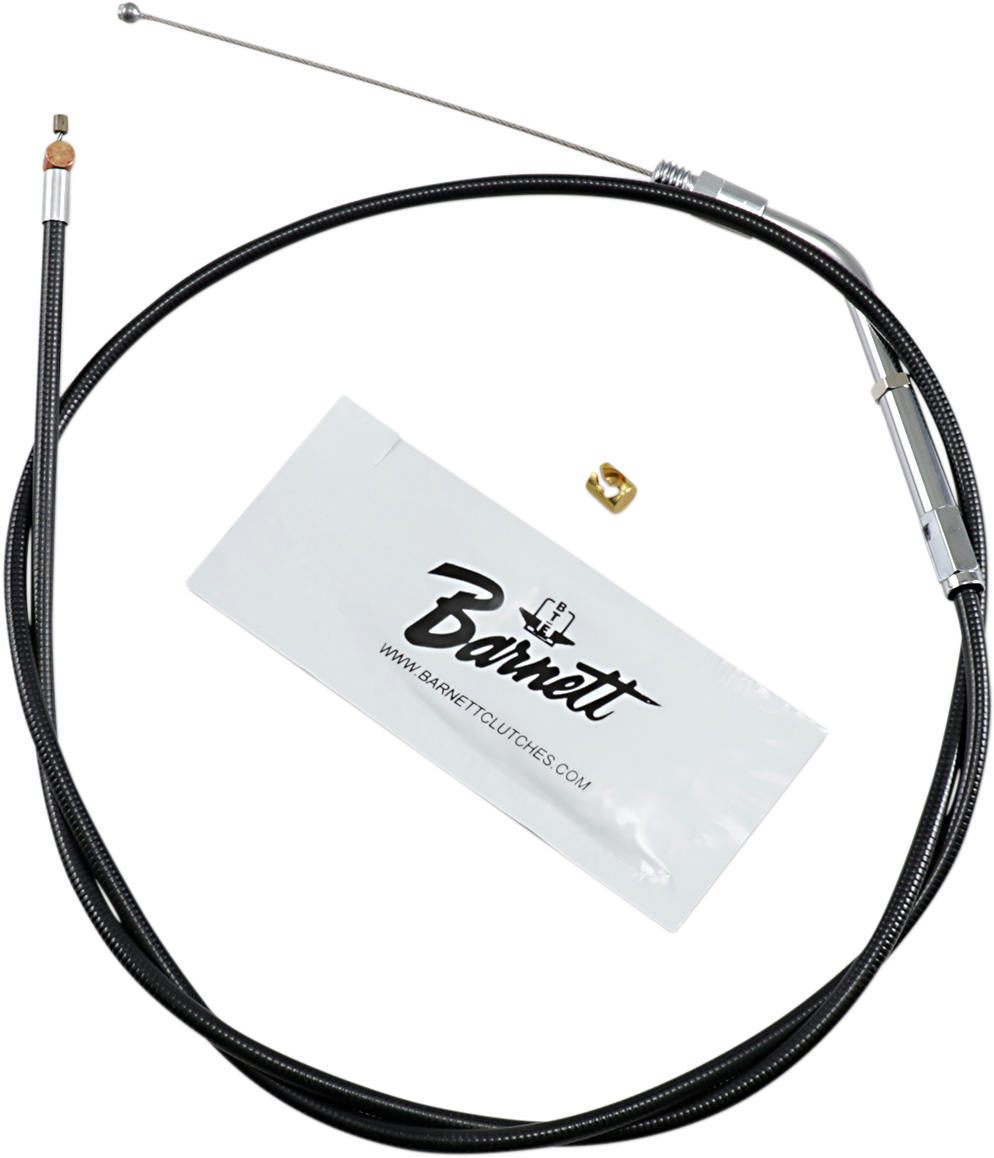 BARNETT Black Vinyl Throttle Cable - +6" Size - 38" Length 101303000506