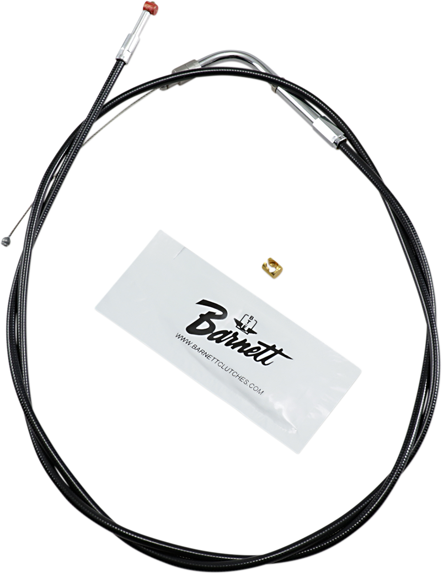 BARNETT Black Vinyl Throttle Cable - +6" Size - 48" Length 101303000906