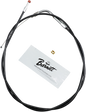 BARNETT Black Vinyl Throttle Cable - +6" Size - 48" Length 101303000906