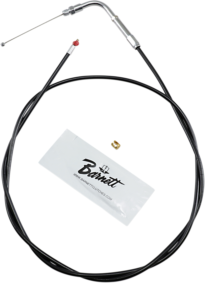 BARNETT Black Vinyl Throttle Cable - +6" Size - 50" Length 101303000706