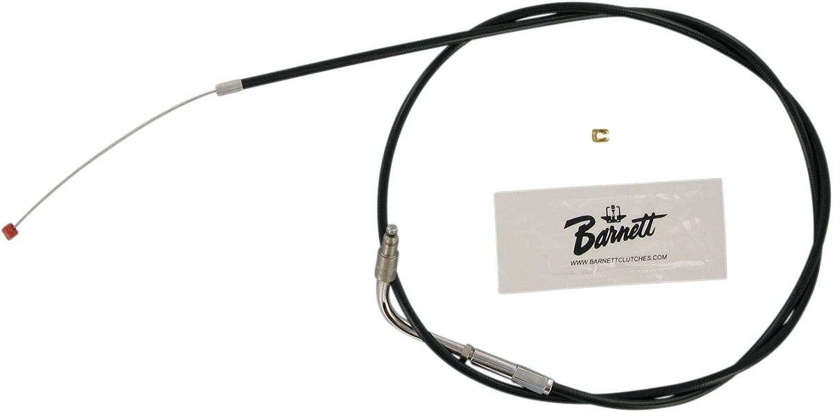 BARNETT Black Vinyl Throttle Cable - +6" Size - 41" Length 30696+6DS