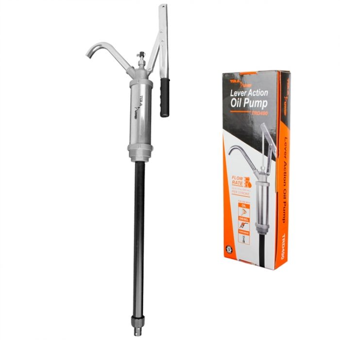 TERAPUMP TRD490N Lever Action Barrel Drum Pump for Efficient Fluid Transfer