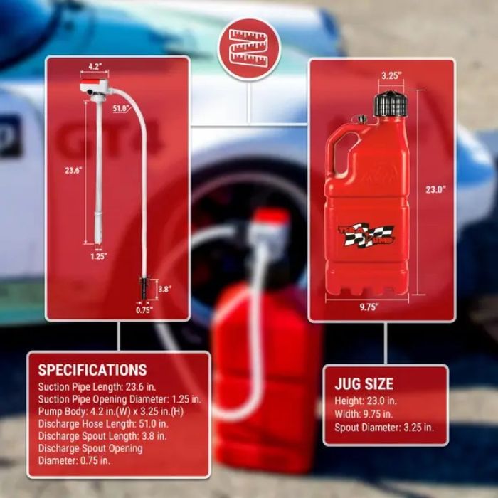 TERAPUMP TRJ5XLR 5-Gallon Jug and Pump Combo for Easy Dispensing