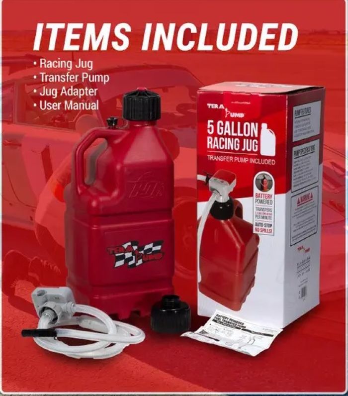 TERAPUMP TRJ5XLR 5-Gallon Jug and Pump Combo for Easy Dispensing