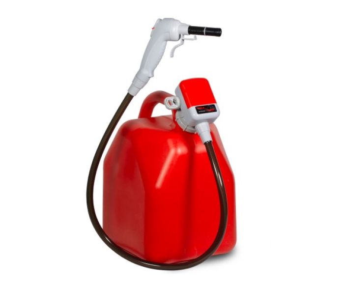 Terapump TRFA03 Battery Powered Fuel Transfer Pump with Power Nozzle
