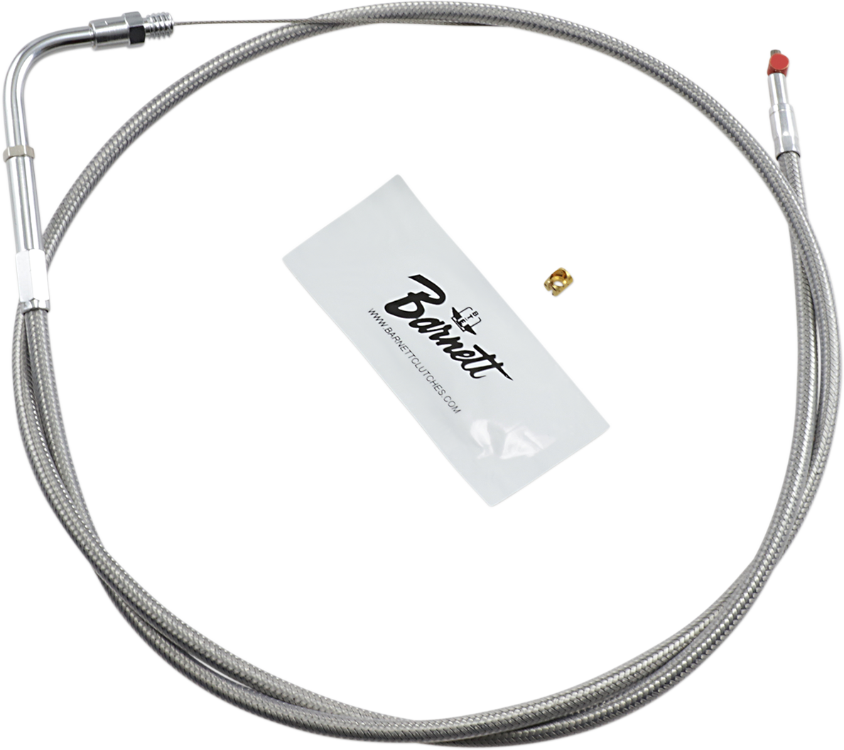 BARNETT Stainless Steel Throttle Cable - '90-'95 Touring 1023030008