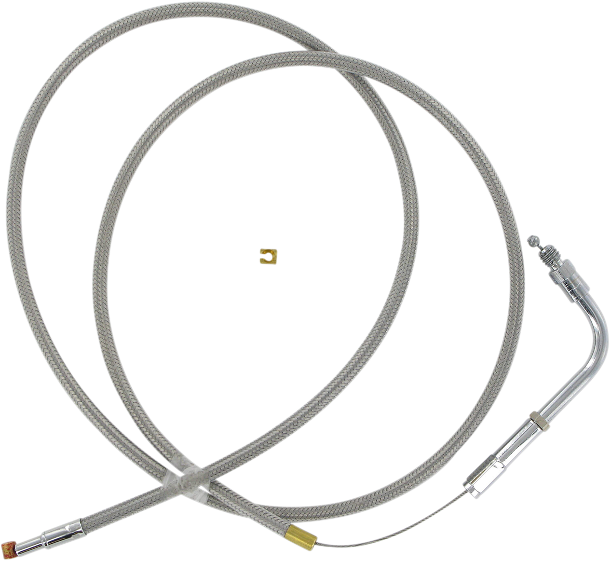 BARNETT Stainless Steel Throttle Cable - '81-'89 Touring 1023030007