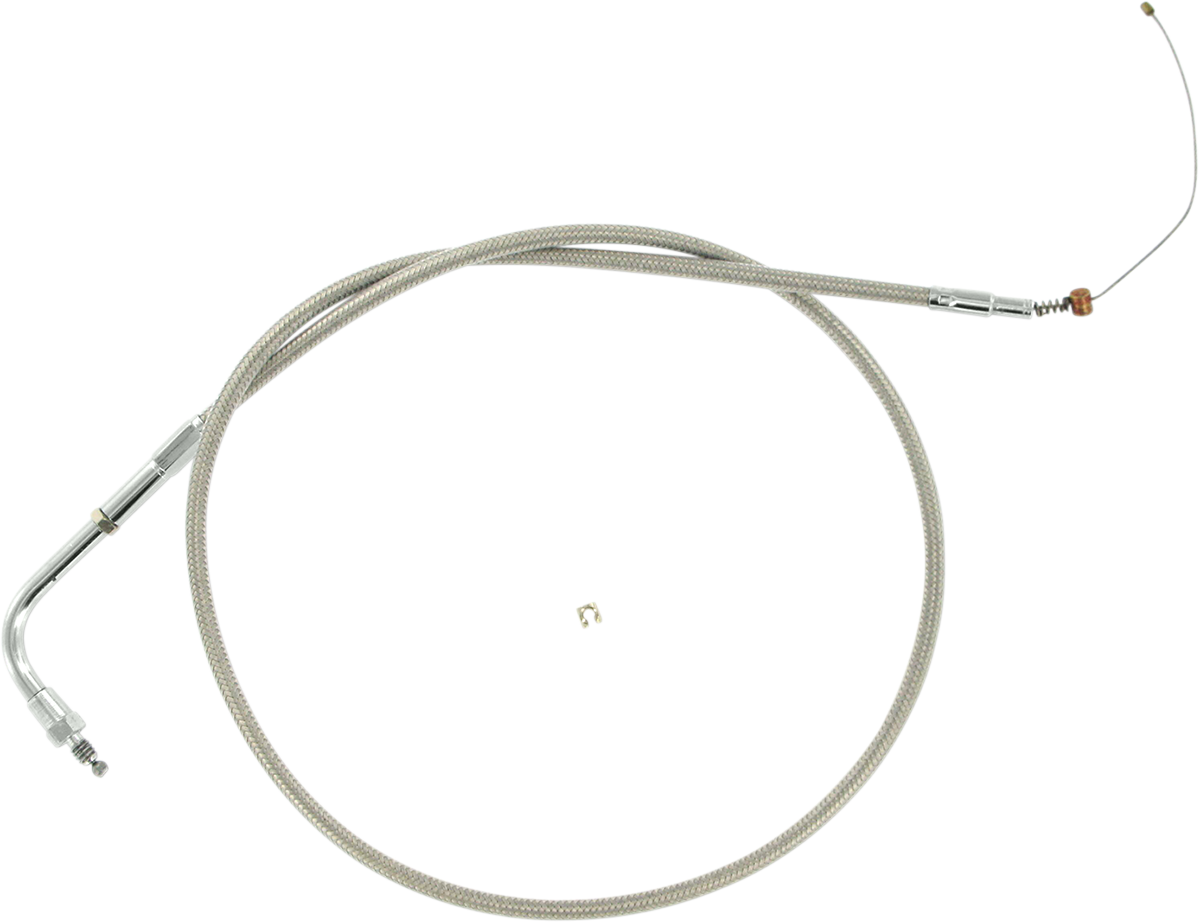 BARNETT Stainless Steel Idle Cable - Dyna/FXR/Softail 1023040014