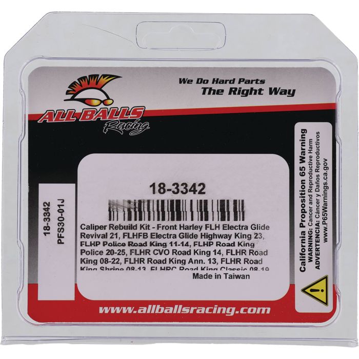 All Balls Racing Caliper Rebuild Kit (Part #18-3342)