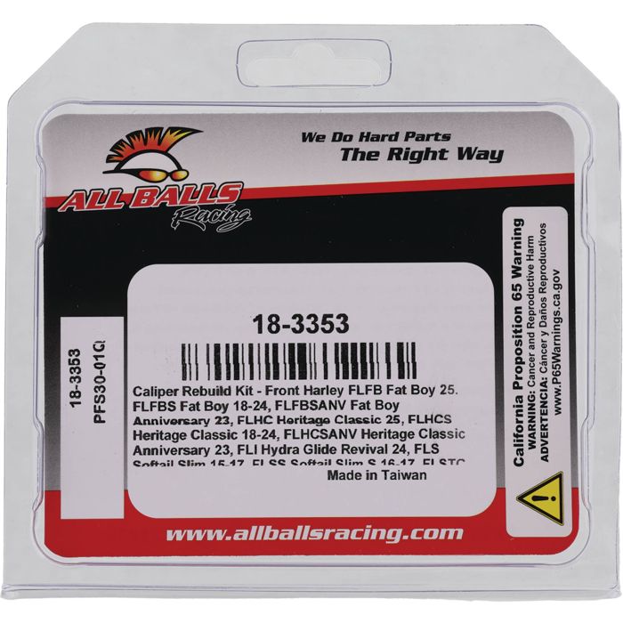 All Balls Racing Caliper Rebuild Kit (Part #18-3353)