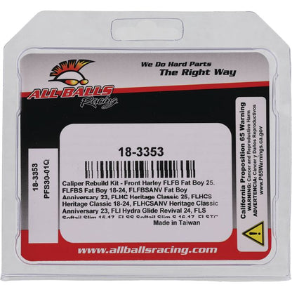 All Balls Racing Caliper Rebuild Kit (Part #18-3353)