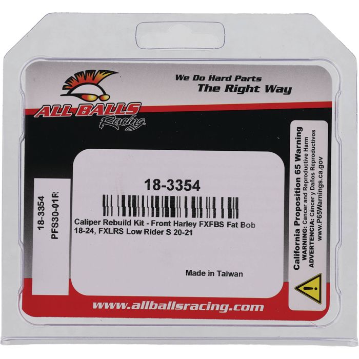 All Balls Racing Caliper Rebuild Kit 18-3354 for Motorcycle and ATV Brakes