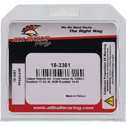 All Balls Racing Caliper Rebuild Kit (Part #18-3361)
