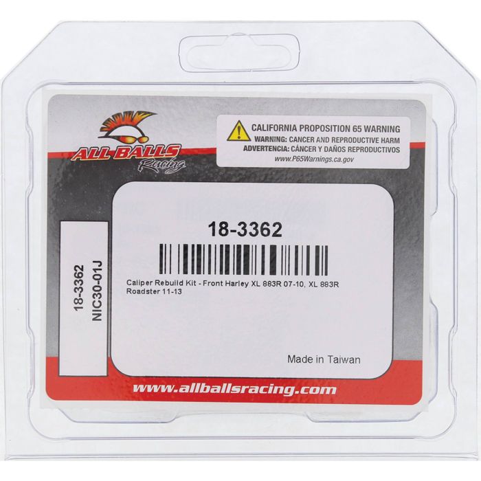 All Balls Racing Caliper Rebuild Kit 18-3362 for Motorcycle Brakes