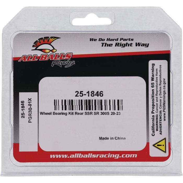 All Balls Racing Wheel Bearing Kit 25-1846 for Enhanced Vehicle Performance