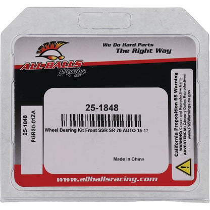 All Balls Racing Wheel Bearing Kit (Part #25-1848)