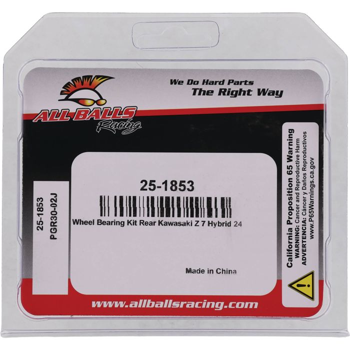 All Balls Racing Wheel Bearing Kit Part Number 25-1853 for Enhanced Wheel Performance