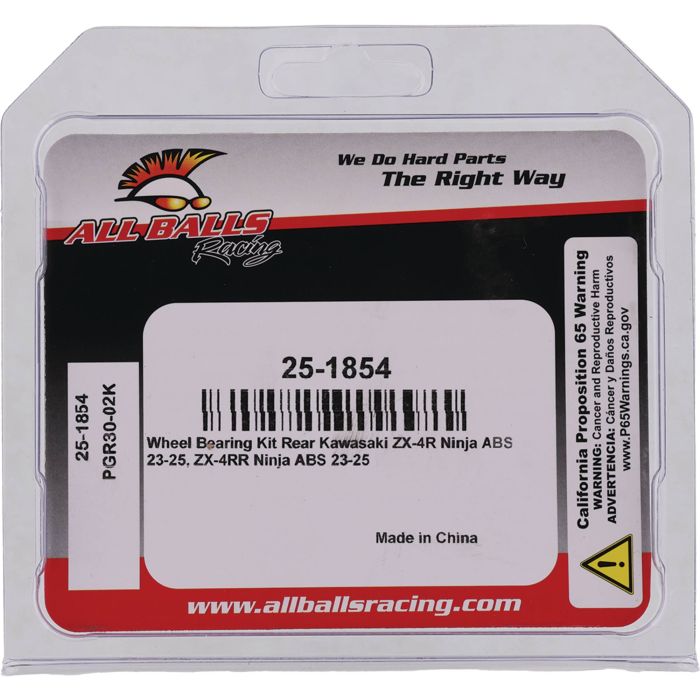 All Balls Racing Wheel Bearing Kit (Part #25-1854)