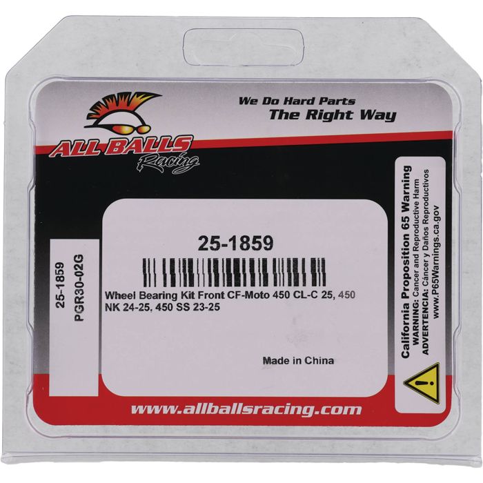 All Balls Racing Wheel Bearing Kit 25-1859 for Enhanced Wheel Performance