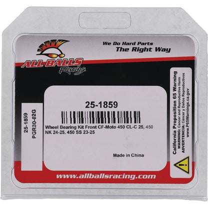All Balls Racing Wheel Bearing Kit 25-1859 for Enhanced Wheel Performance