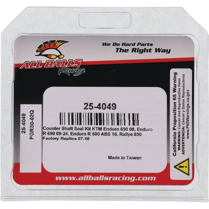 All Balls Racing Countershaft Seal Kit 25-4049 for Enhanced Transmission Protection