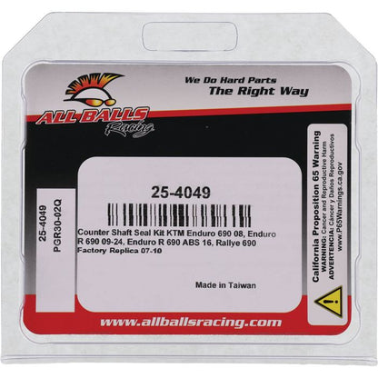 All Balls Racing Countershaft Seal Kit 25-4049 for Enhanced Transmission Protection
