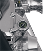 ARLEN NESS Oil Pressure Gauge Kit - Radius - Chrome 15-658