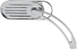 ARLEN NESS Mirror - Side View - Grooved Slingshot - Oval - Chrome 13-040
