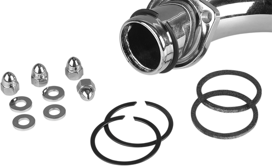 JAMES GASKET Exhaust Port Stainless/Chrome Gasket Kit - Big Twin/Sportster/EVO 65324-83-KW1