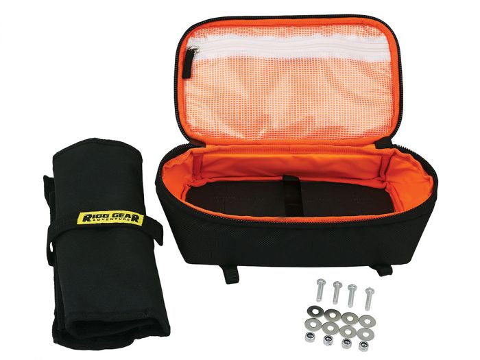 REAR FENDER BAG WITH TOOL ROLL