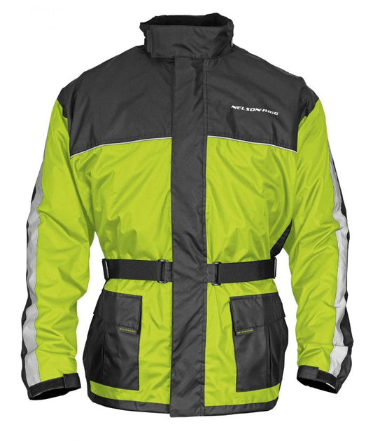 SOLO STORM JACKET HI-VIS YELLOW/BLACK SM