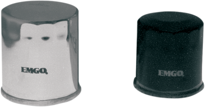 EMGO Micro-Tech Oil Filter - Chrome 10-82222