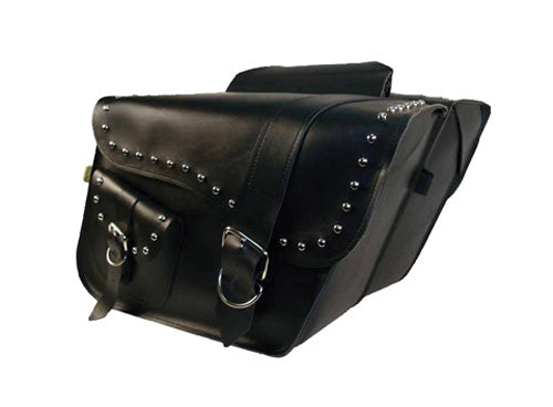STUDDED RANGER SERIES LARGE SLANT SADDLEBAG SET