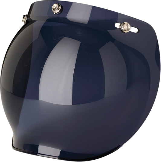 Z1R Smoke Bubble Shield for Drifter, Jimmy, and Saturn Helmets – 3-Snap Fit, Injection-Molded Polycarbonate