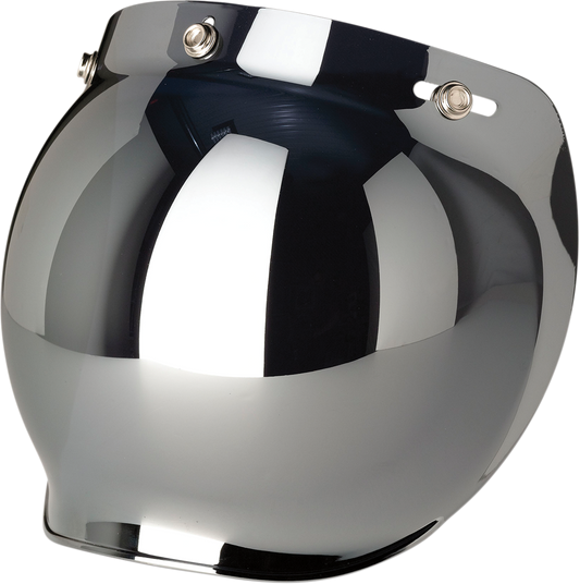 Z1R Bubble Shield for Drifter, Jimmy, and Saturn Helmets - 3-Snap Mirror Visor (Part 0130-0669)