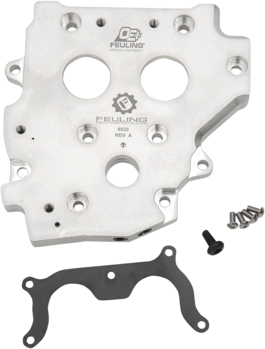 FEULING PARTS OE+ Hydraulic Tensioner Conversion Camplate for Stock Chain Drive Cams - Twin Cam '99-'06 8032