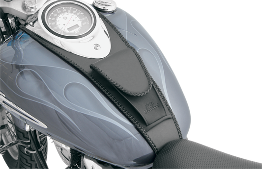 MUSTANG Pouch Tank Bib - Smooth - Black - Yamaha 93304