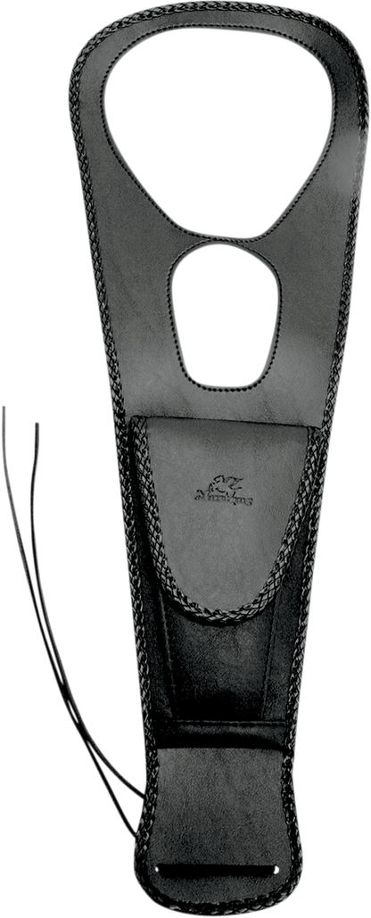 MUSTANG Pouch Tank Bib - Smooth - Black - Honda 93320