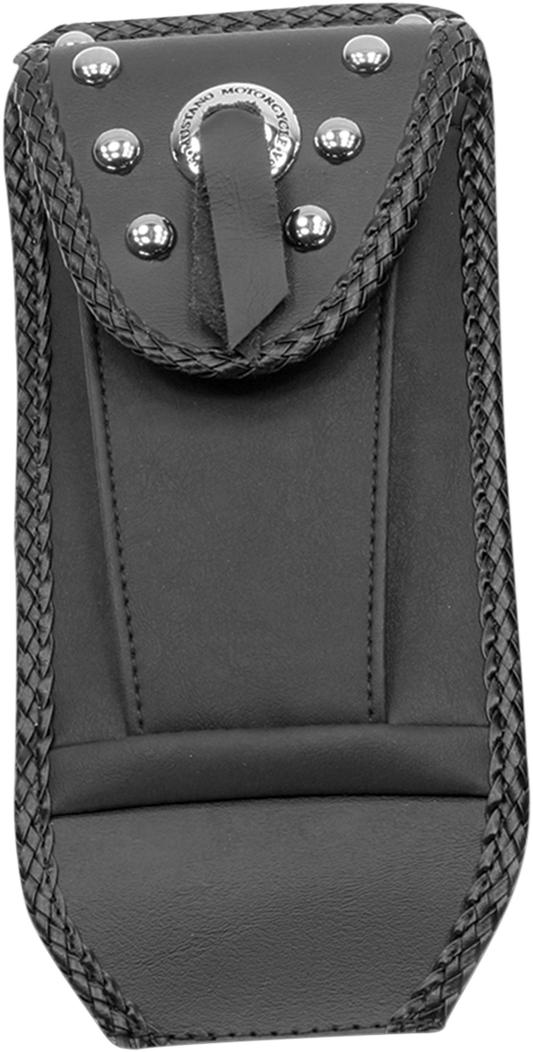 MUSTANG Tank Bib with Pouch - Studded - Softail 93309